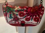 Desigual Meisjes Schoudertas met Bloemenprint, Ophalen of Verzenden, Zo goed als nieuw, Rood, Schoudertasje