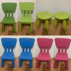 Mammut stoeltjes, krukjes en tafel, Kinderen en Baby's, Kinderkamer | Tafels en Stoelen, Ophalen, Gebruikt, Tafel(s) en Stoel(en)