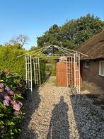 Gratis! Metalen Prieel voor Tuin met nieuw dakje en wanden, Tuin en Terras, Tuinhuizen, Gebruikt, Overige typen, Minder dan 200 cm