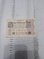 Oude Duitse Reichsbanknote - 2 Millionen Mark, Postzegels en Munten, Bankbiljetten | Europa | Niet-Eurobiljetten, Ophalen of Verzenden