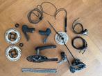 Shimano GRX Di2 RX825 - 2x12 groepset + schijven, Fietsen en Brommers, Fietsonderdelen, Racefiets, Ophalen of Verzenden, Zo goed als nieuw
