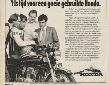 Retro reclame 1979 Honda brommer ook tweedehands heel goed beschikbaar voor biedingen