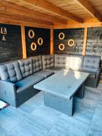 Loungebank, Tuin en Terras, Tuinsets en Loungesets, Ophalen, Rotan, Zo goed als nieuw, Loungeset