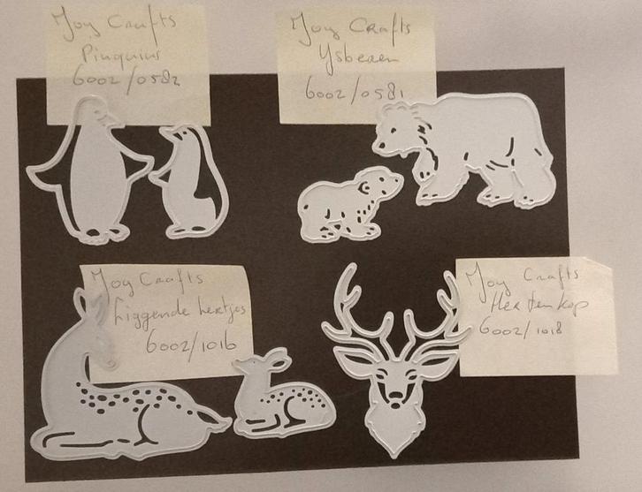 Kerst stansmallen - Joy Crafts - per stuk € 4,00, Hobby en Vrije tijd, Kaarten | Zelf maken, Nieuw, Pons of Mal, Overige thema's