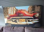 Schilderij: Rode Oldtimer in Cuba - 70x120 cm, Ophalen of Verzenden