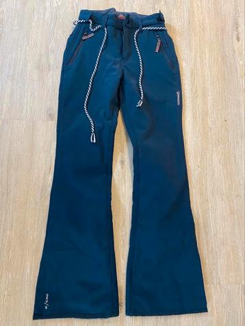 Z.G.A.N. softshel skibroek brunotti. Donkerblauw maat 164 beschikbaar voor biedingen