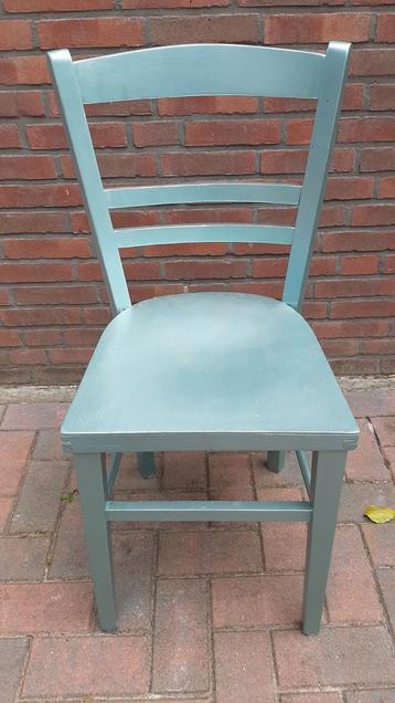 Thonet H47 Vintage Stoel - Blauw Hout beschikbaar voor biedingen