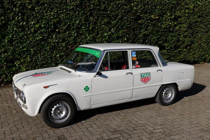 Te Koop: Alfa Romeo Giulia 1600 Ti Competizione1965, Auto's, Alfa Romeo, Bedrijf, Giulia, Benzine, Sedan, Geïmporteerd, Wit, Zwart