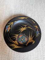 1923 Dutch Gouda Wall Plate, Black Soude Matte, Ophalen of Verzenden