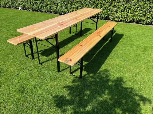 Biertafels huren, bier tafel, bier bankjes, De Lutte Losser, Hobby en Vrije tijd, Feestartikelen | Verhuur, Nieuw, Abraham of Sarah