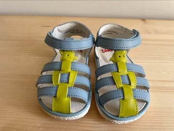 Camper Miko FW lichtblauw en geel unisex sandalen - maat 21 