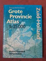 Zuid Holland, Grote Provincie Atlas, 1:25.000, 1990, € 3,00, Overige atlassen, Ophalen of Verzenden, Zo goed als nieuw, 1800 tot 2000