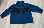 Donkerblauwe blouse met zwarte franjes, Blauw, Maat 46/48 (XL) of groter, Ophalen of Verzenden, Zo goed als nieuw