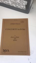 Josef Fiala concerto in B Flat oboe or flute and piano, Muziek en Instrumenten, Ophalen of Verzenden, Zo goed als nieuw