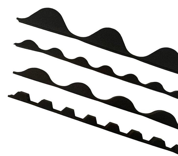 Schuimprofiel - vulstroken voor golfplaten – 10 stroken, Doe-het-zelf en Verbouw, Dakpannen en Dakbedekking, Nieuw, Golfplaat