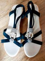 Gloednieuwe sandalen. Zwart zacht. Maat 40., Ophalen of Verzenden, Nieuw, Zwart, Sandalen of Muiltjes