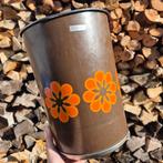 Vintage Brabantia prullenbak, Ophalen of Verzenden, Gebruikt, Metaal, Minder dan 50 cm