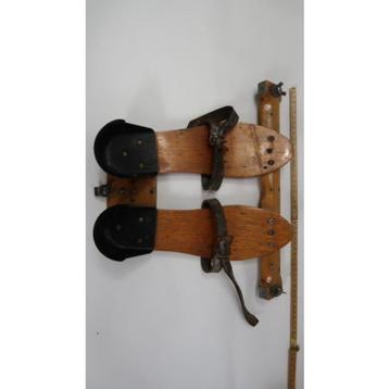  decoratieve antieke voetsteunen van kano/roeiboot/ski
