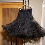 Pettycoat zwart maat 38 dubbele lagen tule, Kleding | Dames, Gelegenheidskleding, Maat 38/40 (M), Overige typen, Zwart, Ophalen of Verzenden