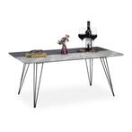 Salontafel grijs/zwart, Ophalen, Nieuw, Rechthoekig, Metaal