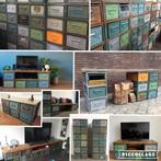 Modulaire KASTEN Ladekast TV-kast Dressoir Wandkast AKTIE !, Ophalen of Verzenden, Metaal