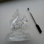 Cristal D'Arques Franse Lood Glas kristallen eekhoorn beeldj, Antiek en Kunst, Ophalen of Verzenden