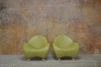 ZGANieuw limegroene Leolux Papageno design fauteuil, Leolux, Leolux, Design, 75 tot 100 cm