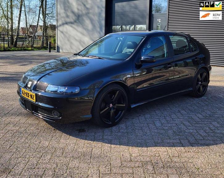 Seat Leon 2.8 V6 Cupra4,181NAP,Zeldzaam,APK 01/26, (R32,VR6), Auto's, Seat, Bedrijf, Te koop, Leon, 4x4, ABS, Airbags, Airconditioning