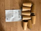 Ikea houten pootjes BRYNILEN 10cm 8 stuks, Ophalen of Verzenden, Zo goed als nieuw, Tweepersoons, 200 cm