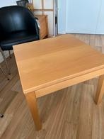 Hoektafel 70x70xH54 beukenhout, Huis en Inrichting, Ophalen, Rond, Zo goed als nieuw, 75 cm of meer