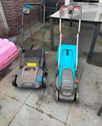 Grasmaaier + verticuteermachine, Tuin en Terras, Ophalen, Zo goed als nieuw