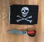 Foam piraten zwaard en piratenvlag, Ophalen of Verzenden, Gebruikt, Jongen