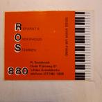 Oude sticker.  R.Sonsbroek. 's Heer Arendskerke. Piano Repar, Ophalen of Verzenden, Zo goed als nieuw, Overige typen