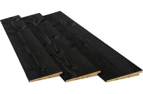 Douglas Zweeds Rabat 190mm Breed 2 x Zwart Gespoten, Tuin en Terras, Palen, Balken en Planken, Nieuw, Planken, 250 cm of meer