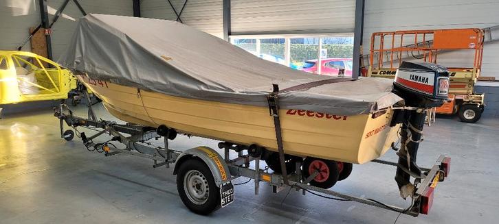 Boot, Watersport en Boten, Motorboten en Motorjachten, Gebruikt, Polyester, Tot 6 meter, Benzine, Buitenboordmotor, 10 tot 30 pk