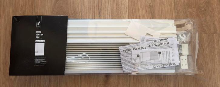 NIEUW IN DOOS Kwantum Ravi Jaloezieën Wit 60x175, Huis en Inrichting, Stoffering | Gordijnen en Lamellen, Nieuw, 150 tot 200 cm