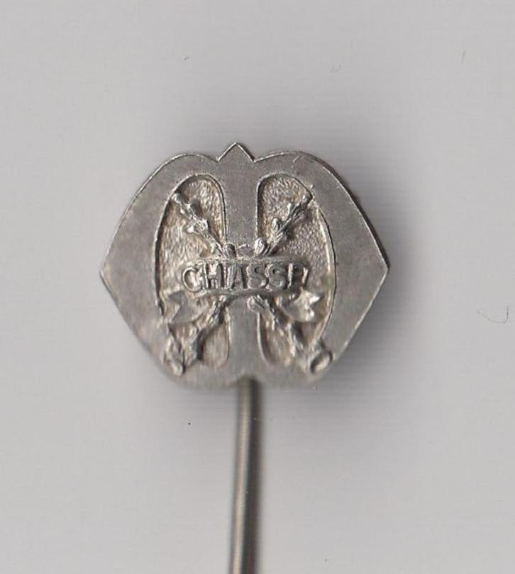 Chassé Regiment embleem speldje, Verzamelen, Militaria | Algemeen, Landmacht, Embleem of Badge, Nederland, Ophalen of Verzenden