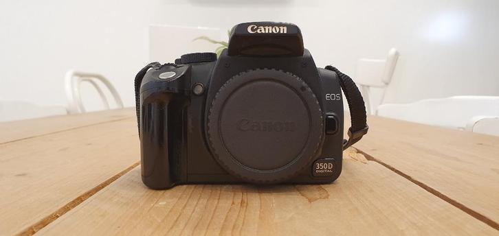 Canon EOS 350D body spiegelreflex DSLR camera, Audio, Tv en Foto, Fotocamera's Digitaal, Spiegelreflex, Canon, Geen optische zoom