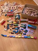Brio houten spoorweg banen met treinen en div., Kinderen en Baby's, Speelgoed | Thomas de Trein, Zo goed als nieuw, Ophalen