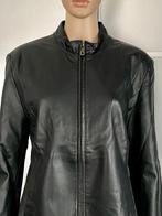 i34 Witteveen mt 42=L echt-leren jasje blazer colbert zwart, Kleding | Dames, Zwart, Maat 42/44 (L), Ophalen of Verzenden, Zo goed als nieuw