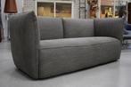 Luxe bank VASA Jess Design grove stof grijs / olijfgroen, Huis en Inrichting, Fauteuils, Ophalen, Zo goed als nieuw, Stof, 75 tot 100 cm