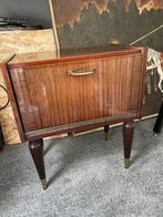 Vintage Nachtkastje / Bijzettafel, Ophalen, Hout