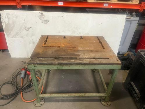 Lastafel opspantafel stalen werkbank, Doe-het-zelf en Verbouw, Werkbanken, Gebruikt, 70 tot 120 cm, Ophalen of Verzenden