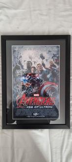 Posters The Avengers met handtekeningen, Verzamelen, Posters, Met lijst, Zo goed als nieuw, Rechthoekig Staand, Film en Tv