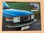 Saab 99 brochure modeljaar 1975, Boeken, Auto's | Folders en Tijdschriften, Gelezen, Overige merken, Ophalen of Verzenden