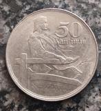 munt Letland 50 Santimu 1922, Ophalen of Verzenden, Overige landen, Losse munt