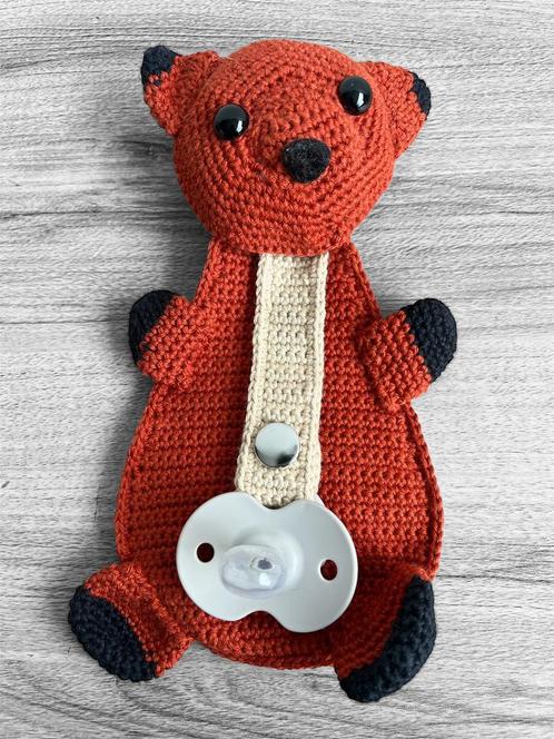 Nieuwe gehaakte speen knuffel (excl. speen), Kinderen en Baby's, Speelgoed | Knuffels en Pluche, Nieuw, Overige typen, Ophalen of Verzenden