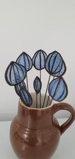 handgemaakte glazen tiffany bloem boeket, Antiek en Kunst, Antiek | Glas en Kristal, Ophalen of Verzenden