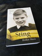 Sting - Broken Music - Autobiografie Compositie v.e. leven, Boeken, Ophalen of Verzenden, Zo goed als nieuw, Sting, Film, Tv en Media