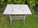 Vintage Bijzettafeltje, Gebruikt, Vintage, 60 cm of meer, Rechthoekig